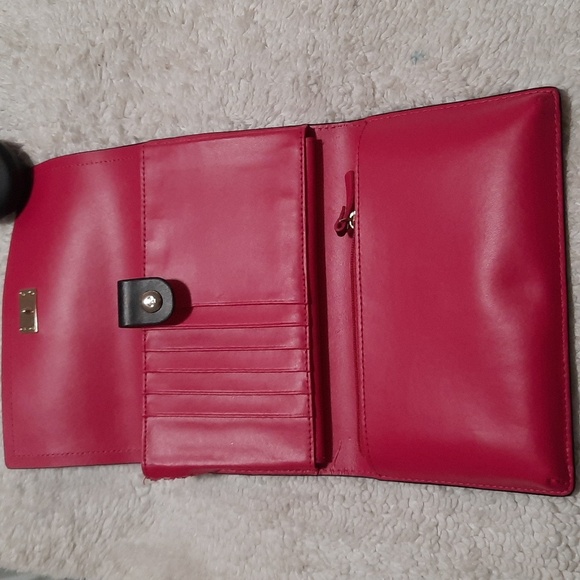 Kate Spade Pink and Black Wallet - Picture 3 of 7